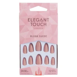 Best Overig Elegant Touch Blush Suede Kunstnagels