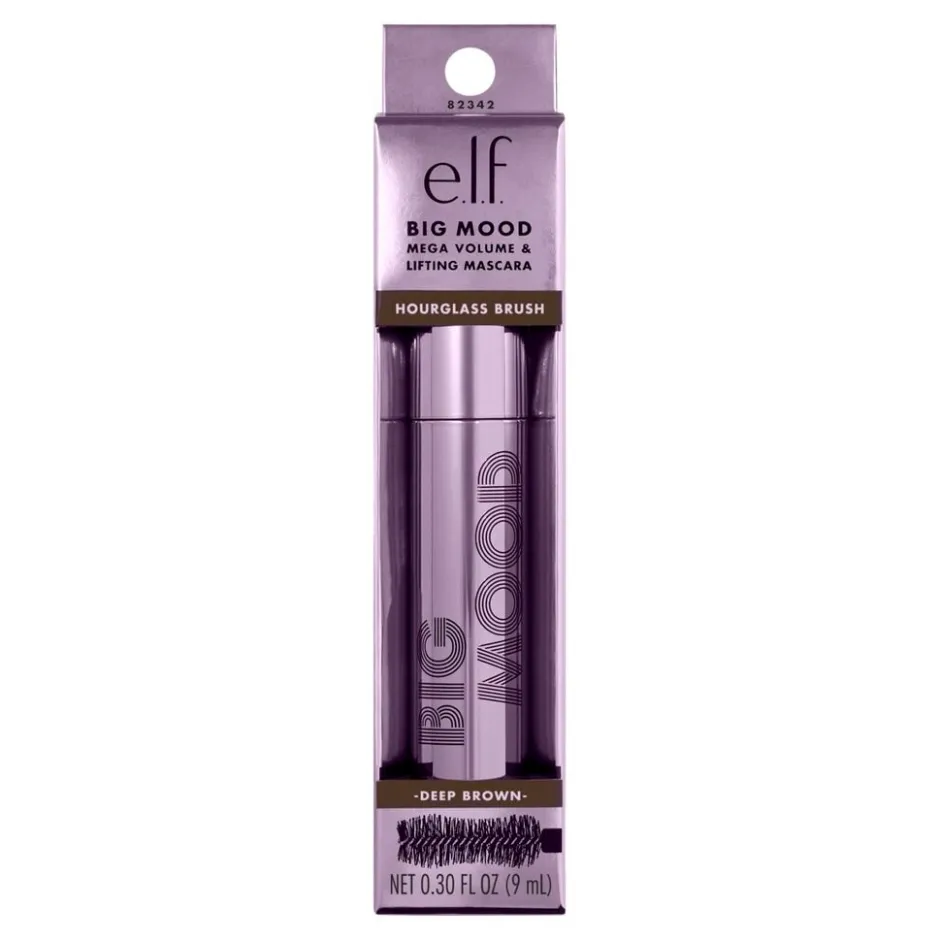 Sale ELF e.l.f. Big Mood Deep Brown Mega Volume & Lifting Mascara