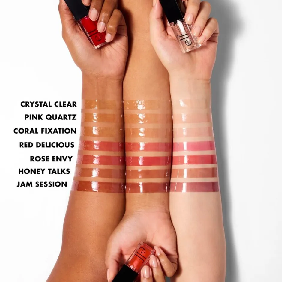 Hot ELF e.l.f. Glow Reviver Coral Fixation Lip Oil