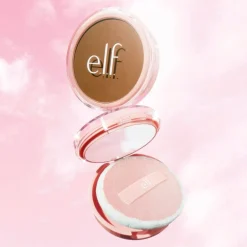 Hot ELF e.l.f. Halo Glow Powder Filter Tan Warm Pressed Powder