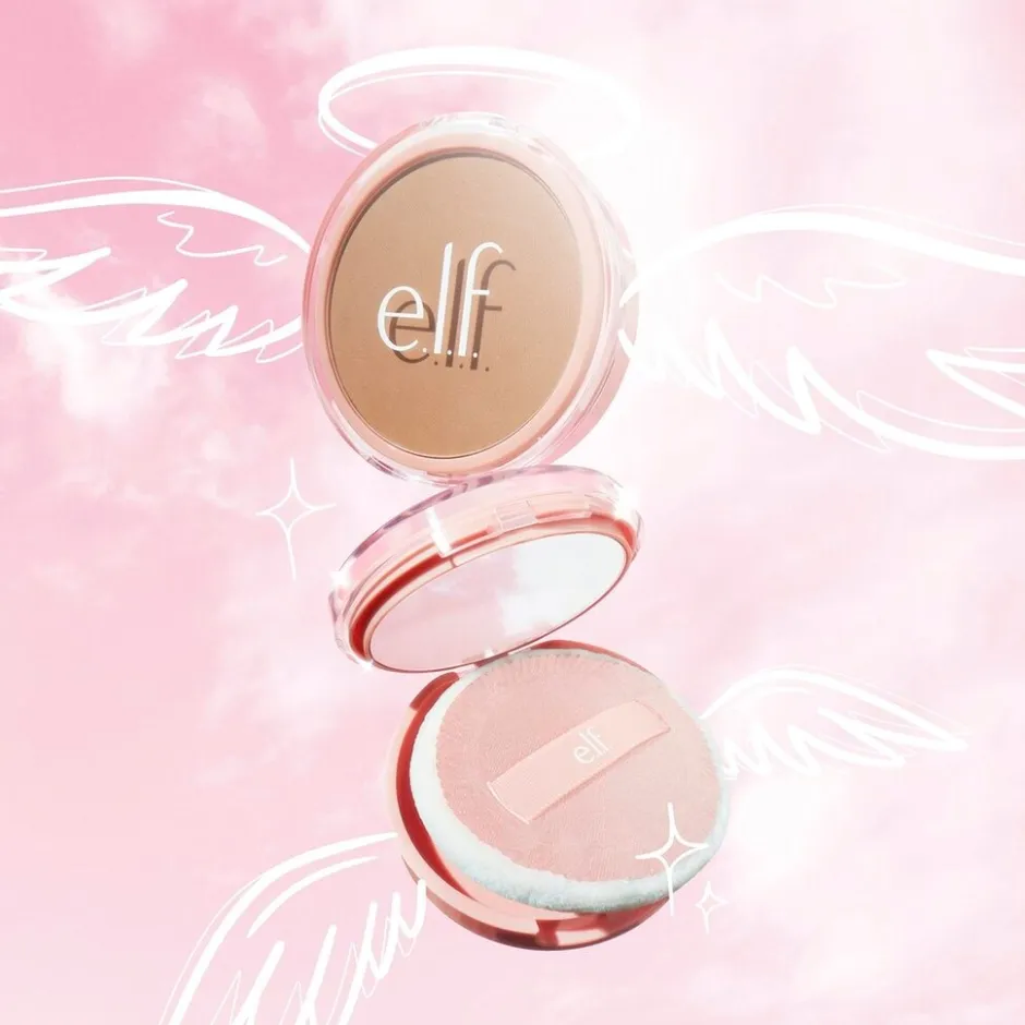 ELF e.l.f. Halo Glow Powder Filter Medium Warm Pressed Powder