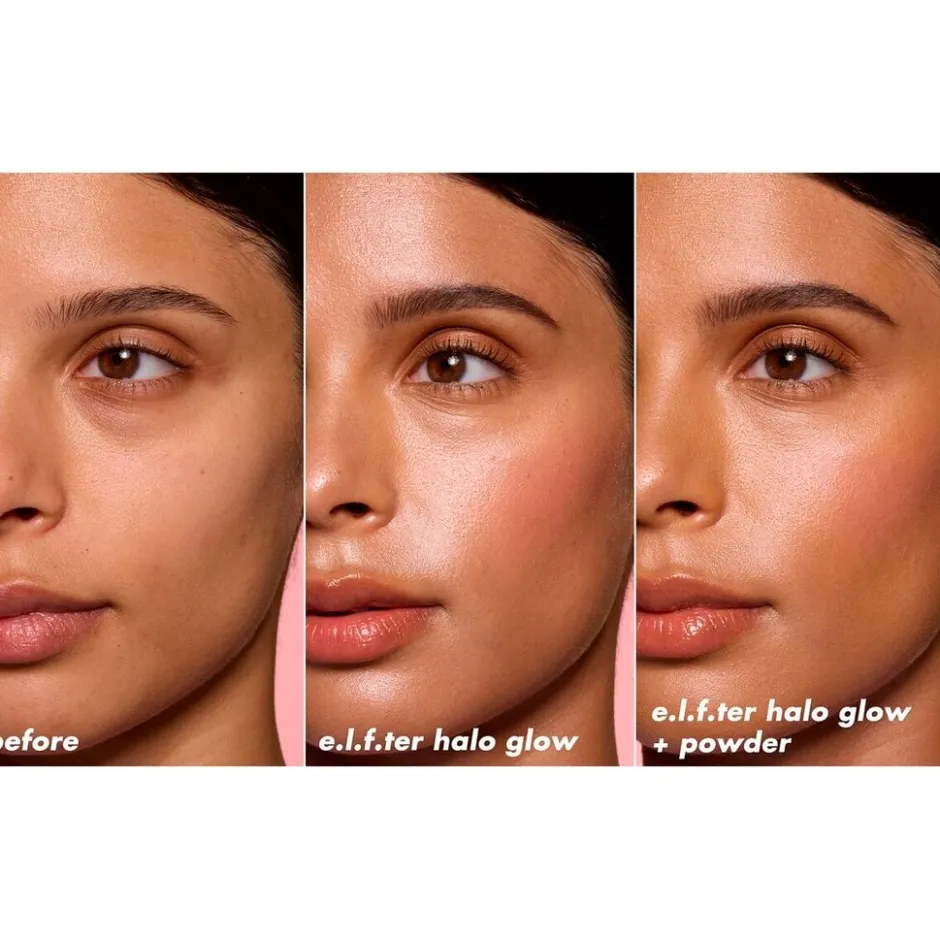 ELF e.l.f. Halo Glow Powder Filter Medium Warm Pressed Powder