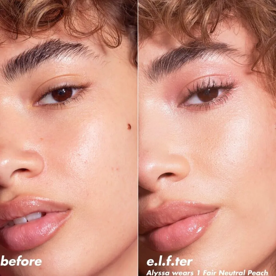 Clearance ELF e.l.f. Halo Glow Powder Filter Medium Neutral Pressed Powder