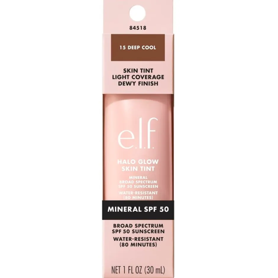 Outlet ELF e.l.f. Halo Glow SPF50 15 Deep Cool Skin Tint