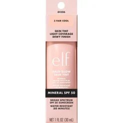Clearance ELF e.l.f. Halo Glow SPF50 3 Fair Cool Skin Tint