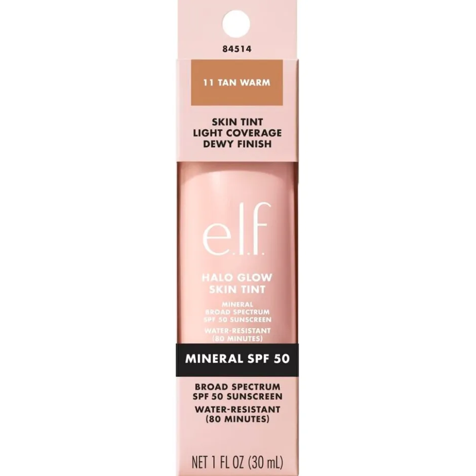 Outlet ELF e.l.f. Halo Glow SPF50 11 Tan Warm Skin Tint