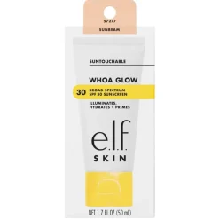 Outlet ELF e.l.f. Skin Suntouchable Whoa Glow SPF30 Zonnebrandcrème