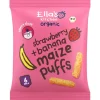 Clearance Ella's Kitchen 6+M Strawberry + Banana Maize Puffs