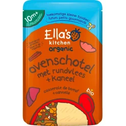 Discount Ella's Kitchen Organic 10M+ Ovenschotel met Rundvlees en Kaneel