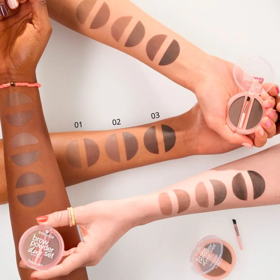 Hot Essence 01 Light Brow Powder Duo Set