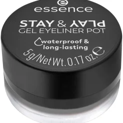 Best Essence Stay & Play 01 Black Gel Eyeliner Pot