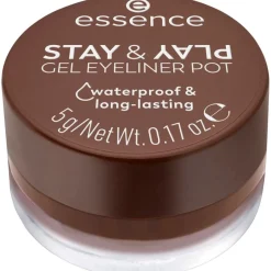 Sale Essence Stay & Play 02 Brown Gel Eyeliner Pot