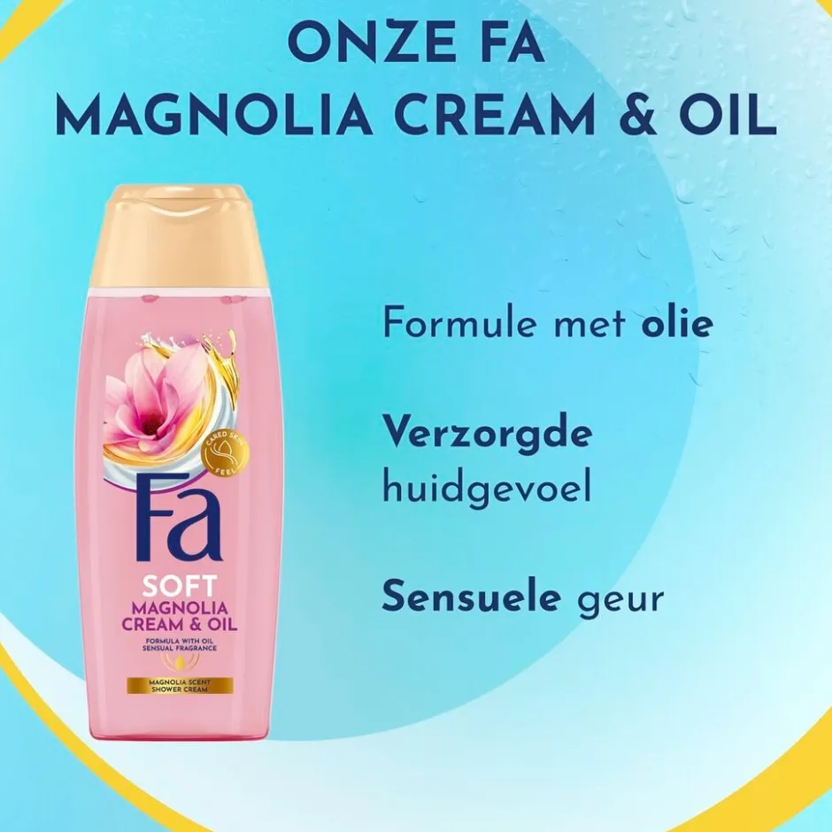 New Fa Cream & Oil Magnolia Douchecrème