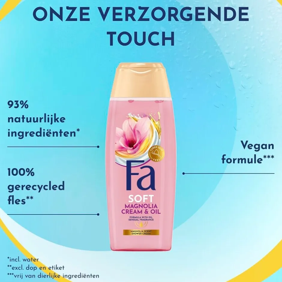 New Fa Cream & Oil Magnolia Douchecrème