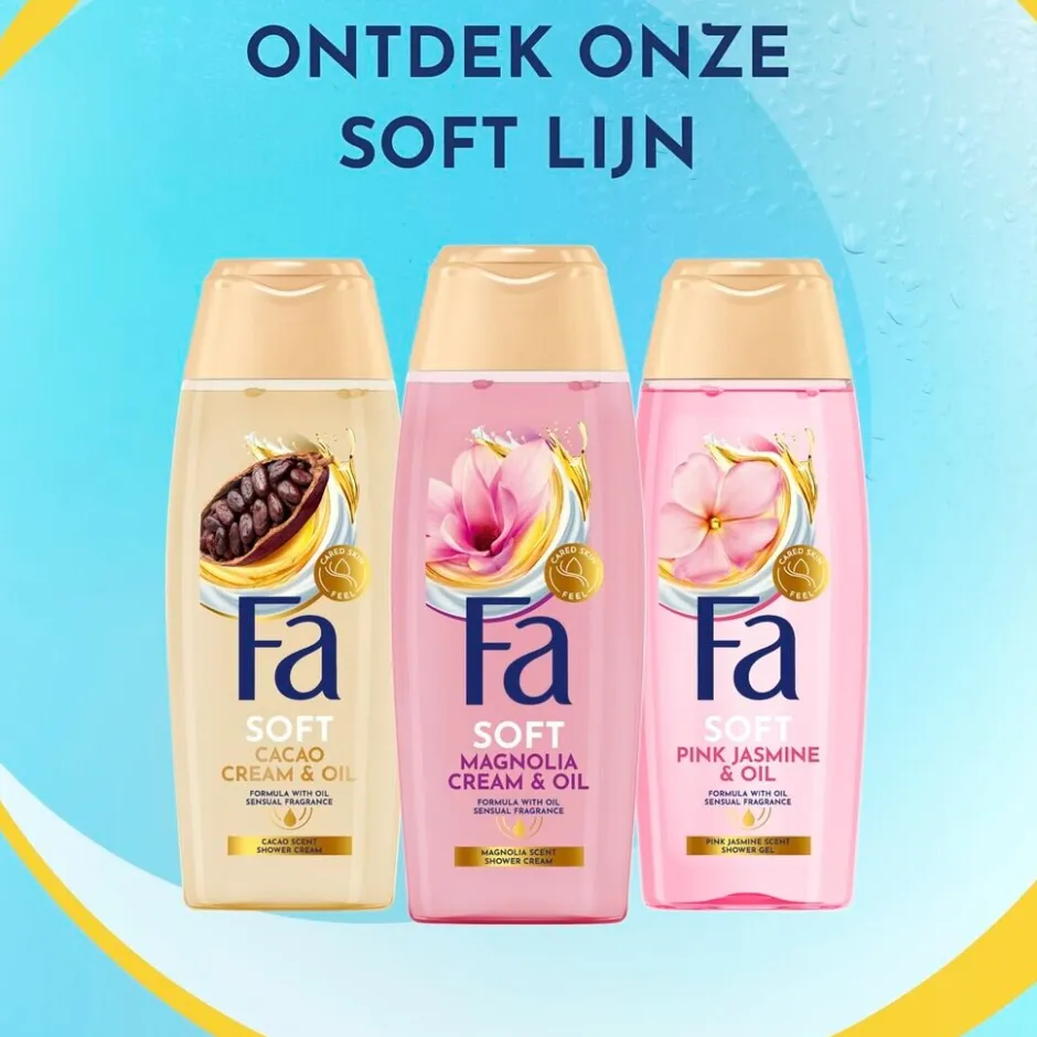 New Fa Cream & Oil Magnolia Douchecrème