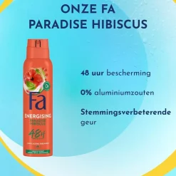 Outlet Fa Energising Paradise Hibiscus Deodorant Spray