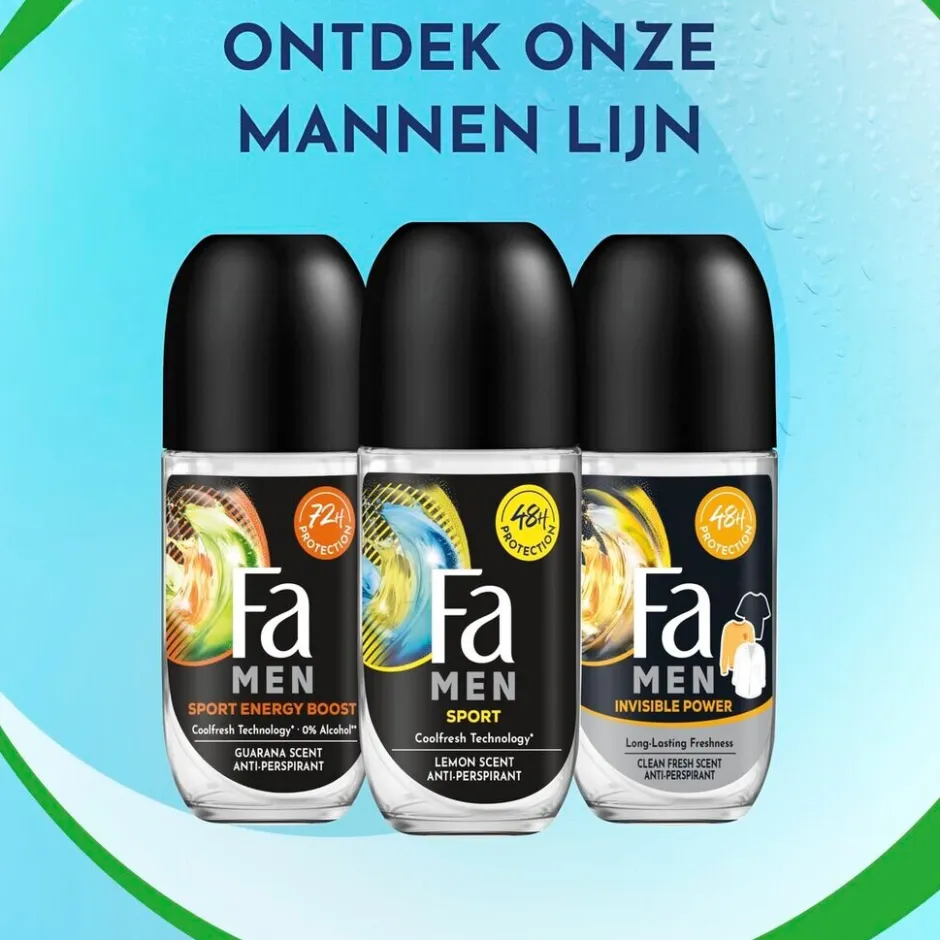 Hot Fa Men Sport Deodorant Roller