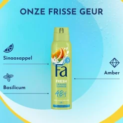Clearance Fa Orange Sunrise Deodorant Spray