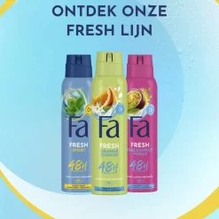 Clearance Fa Orange Sunrise Deodorant Spray