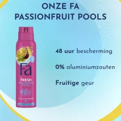 New Fa Passion Fruit Pools Deodorant Spray