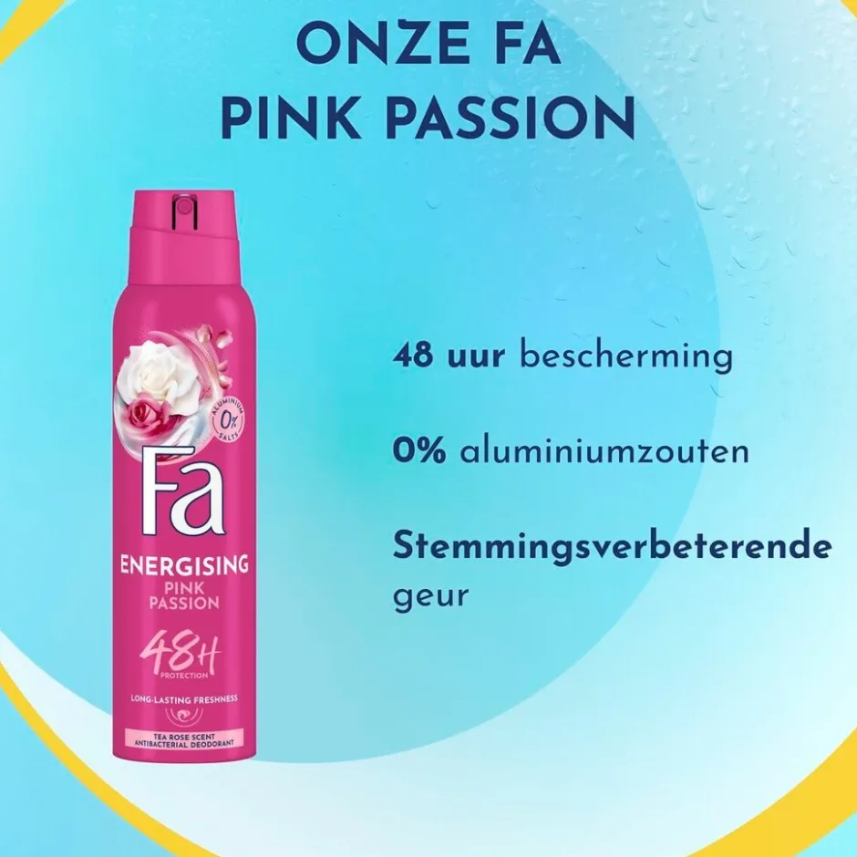 New Fa Pink Passion Deodorant Spray