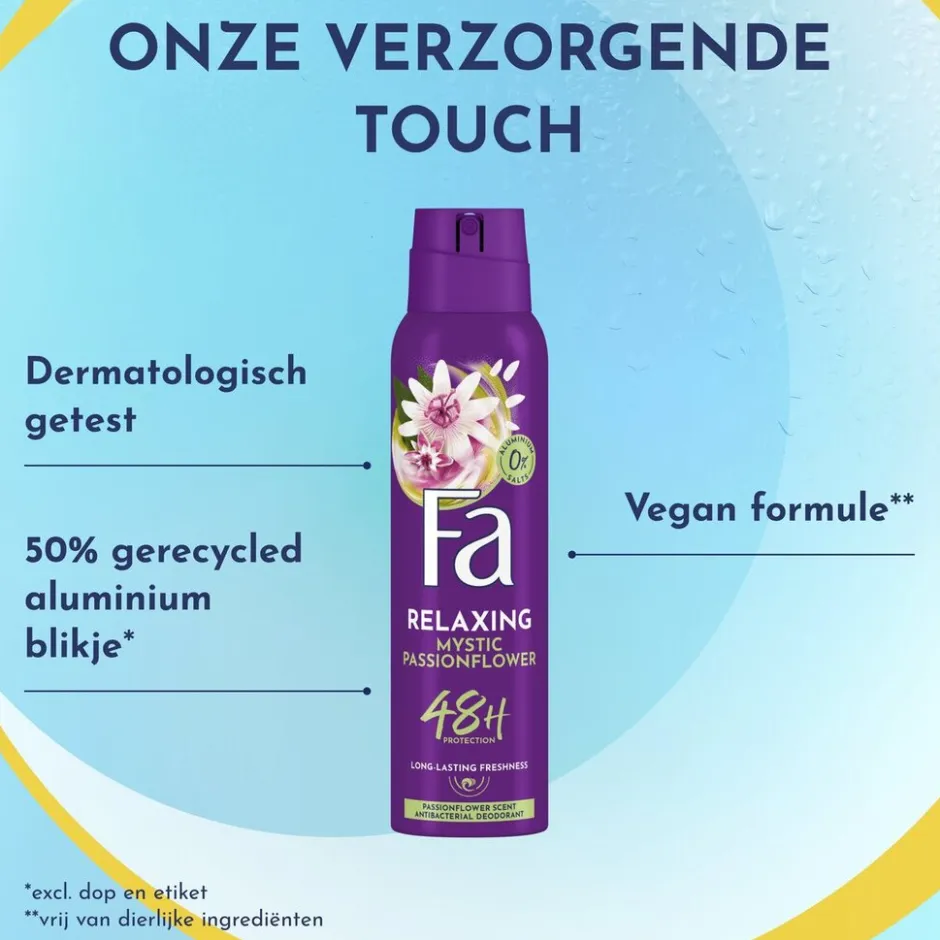 Discount Fa Relaxing Mystic Passion Flower Deodorant Spray