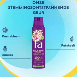Discount Fa Relaxing Mystic Passion Flower Deodorant Spray