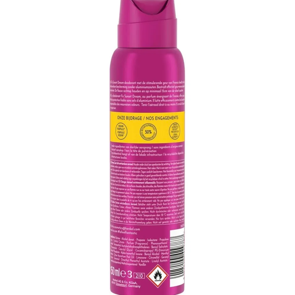 Sale Fa Sunset Dream Deodorant Spray