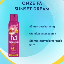 Sale Fa Sunset Dream Deodorant Spray