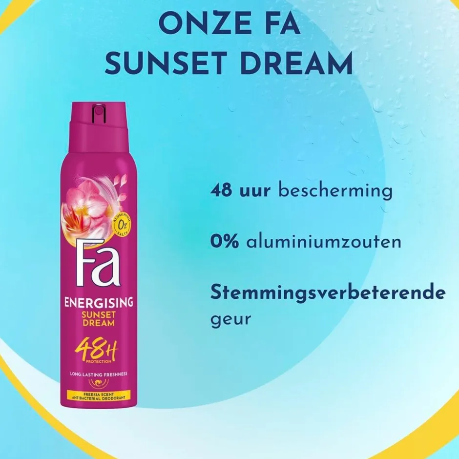 Sale Fa Sunset Dream Deodorant Spray