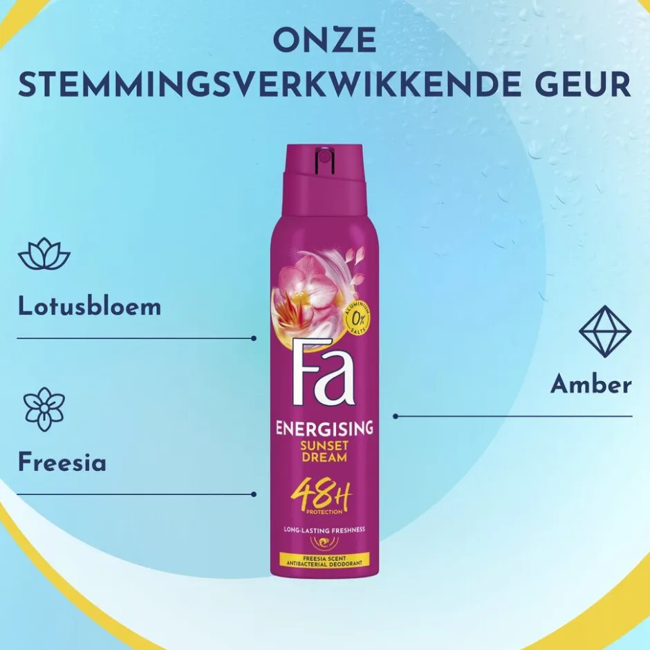 Sale Fa Sunset Dream Deodorant Spray