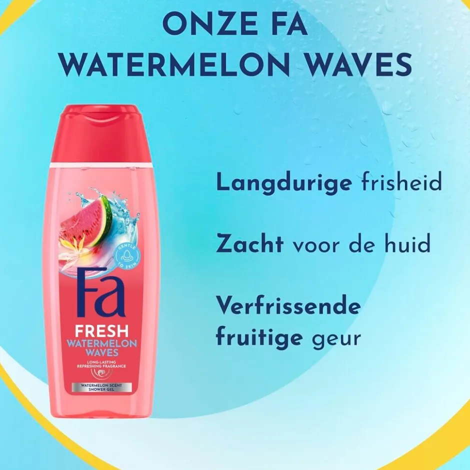 Clearance Fa Watermelon Waves Douchegel
