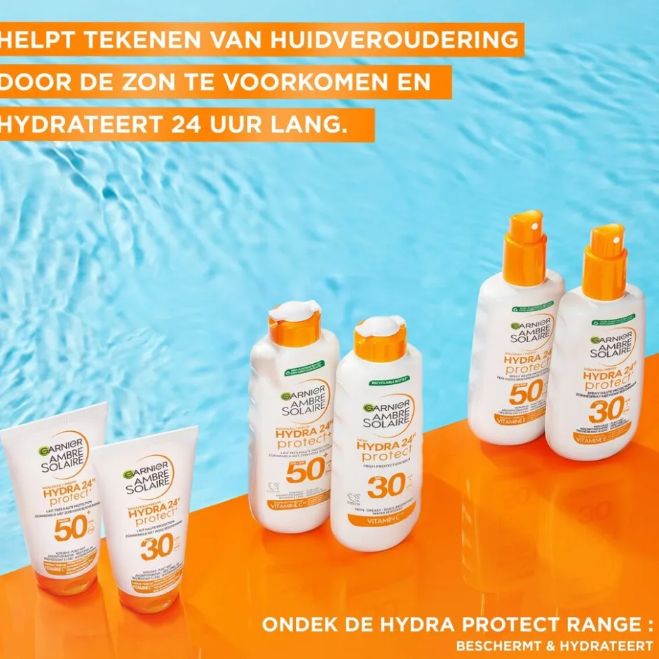Hot Garnier Ambre Solaire Hydra24H Protect SPF30 Zonnespray