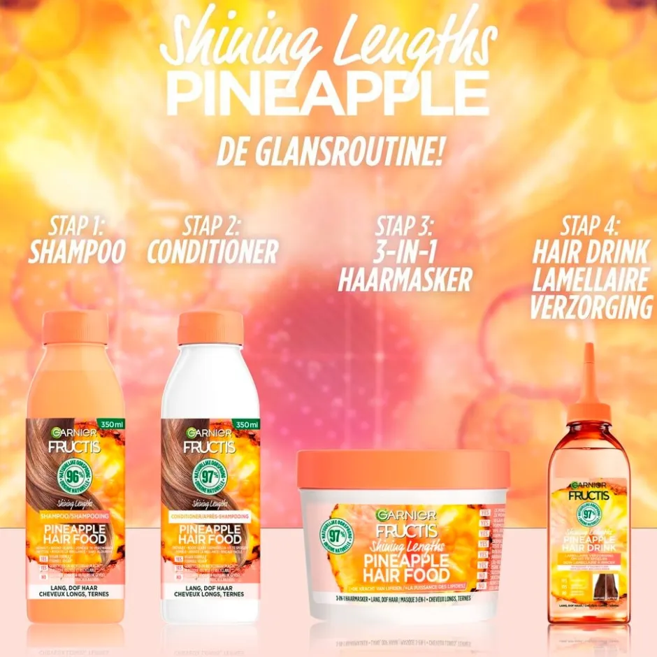 Clearance Fructis Garnier Pineapple Hair Drink Lamelairre Verzorging