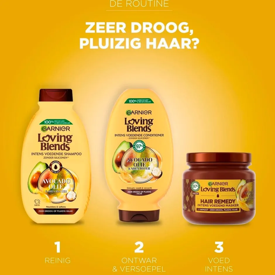 Discount Loving Blends Garnier Avocado-olie & Sheaboter Shampoo