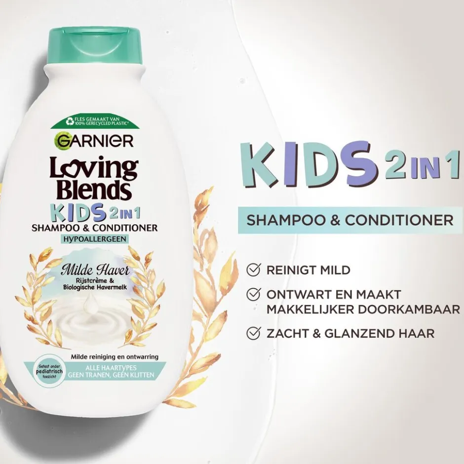 Clearance Loving Blends Garnier Kids Milde Haver 2-in-1 Shampoo & Conditioner