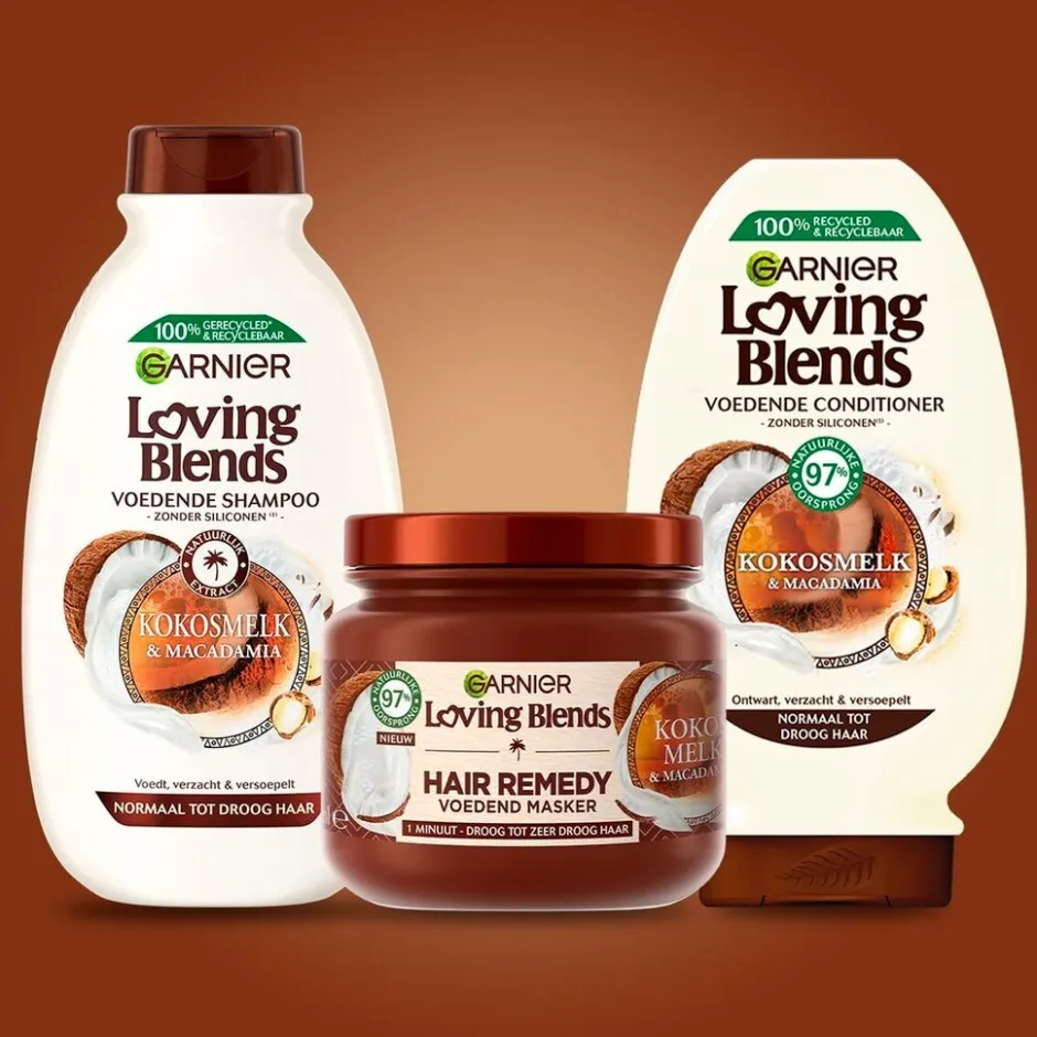 Hot Loving Blends Garnier Kokosmelk & Macadamia Shampoo