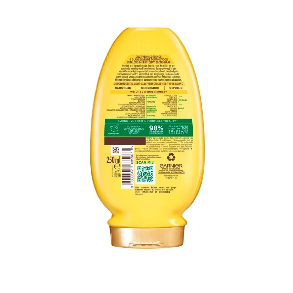 Clearance Loving Blends Garnier Sun-Kissed Chamomile & Bloemenhoning Verhelderende & Glansgevende Conditioner