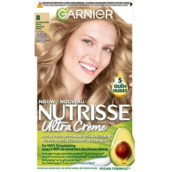 Hot Nutrisse Garnier Ultra Crème 8 Licht Blond Permanente Haarkleuring