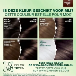 Outlet Nutrisse Garnier Ultra Crème 3 Donkerbruin Permanente Haarkleuring