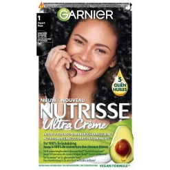 Discount Nutrisse Garnier Ultra Crème 1 Zwart Permanente Haarkleuring