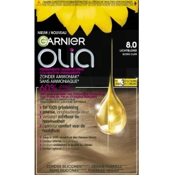New Olia Garnier 8.0 Lichtblond Permanente Haarkleuring