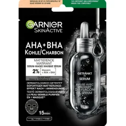 Outlet Garnier Skin Naturals Garnier SkinActive Pure Charcoal Tissuemasker