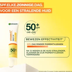 Sale Garnier Skin Naturals Garnier Vitamine C SPF50+ Invisible Anti-Pigmentvlekken Daily UV Fluid