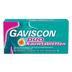 Clearance Gaviscon Duo Maagzuurremmer Kauwtabletten