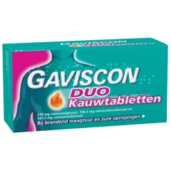 Clearance Gaviscon Duo Maagzuurremmer Kauwtabletten