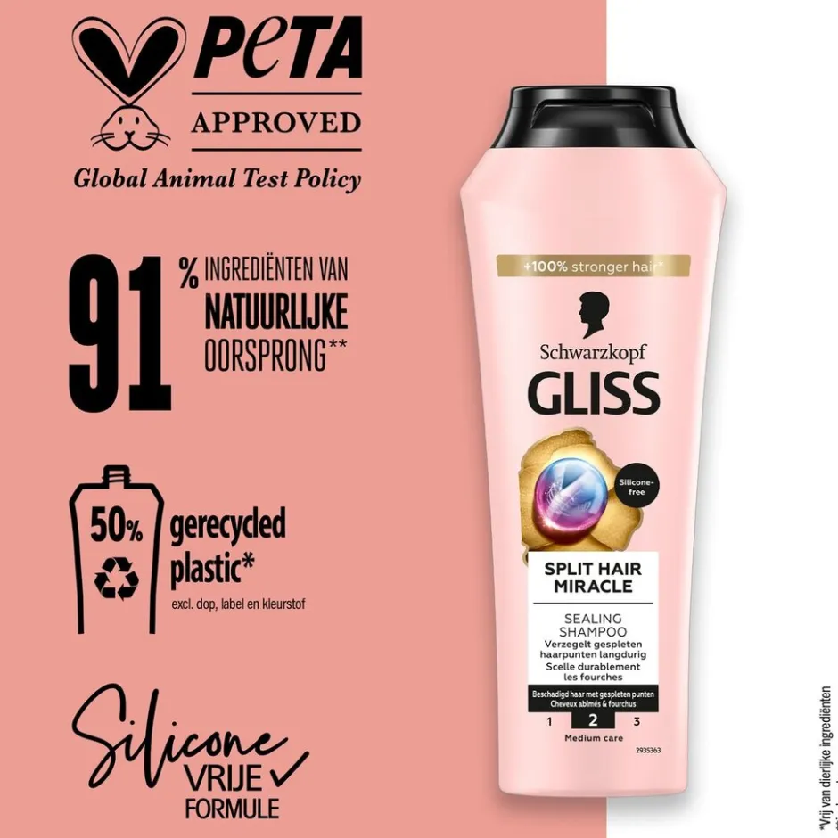 Discount Gliss Split Hair Miracle Sealing Shampoo
