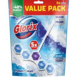 Clearance Glorix Power 5 Ocean Toiletblokken