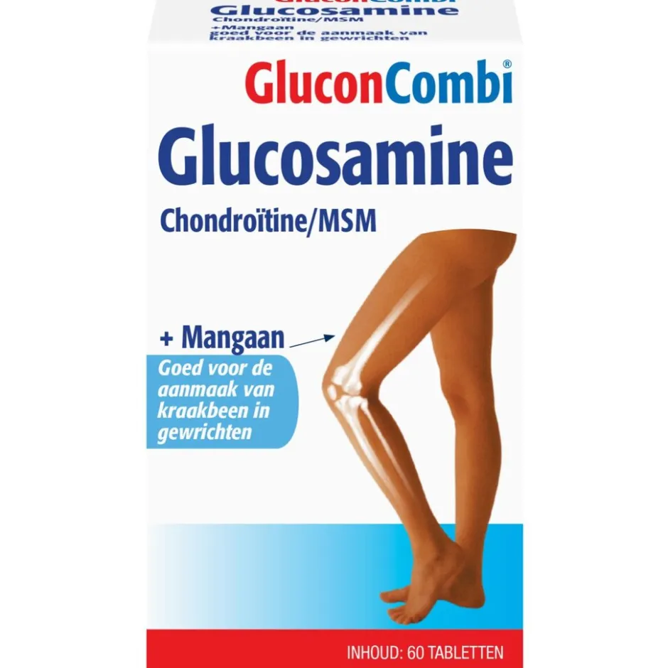 Discount Glucon Combi Glucosamine Chondroïtine/MSM+ Mangaan Tabletten