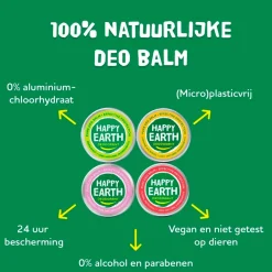 Best Happy Earth 100% Natural Bergamot Deodorant Balm